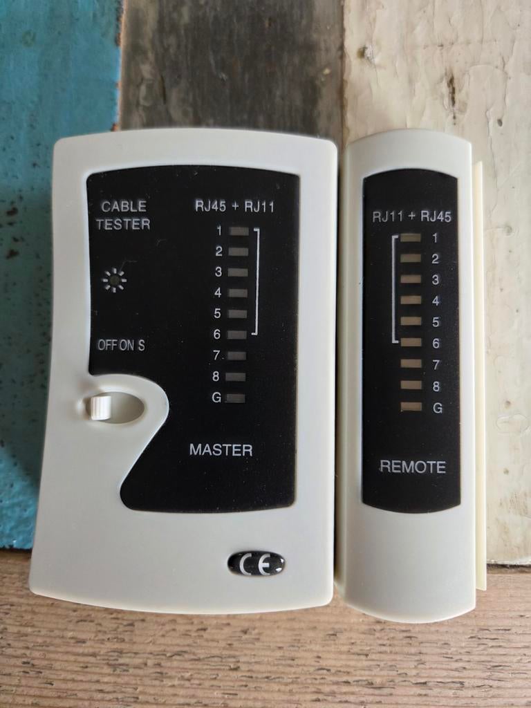 Kabeltester RJ45 RJ11 - Netwerkkabel Tester, Ophalen, Zo goed als nieuw, Extern, Onbekend