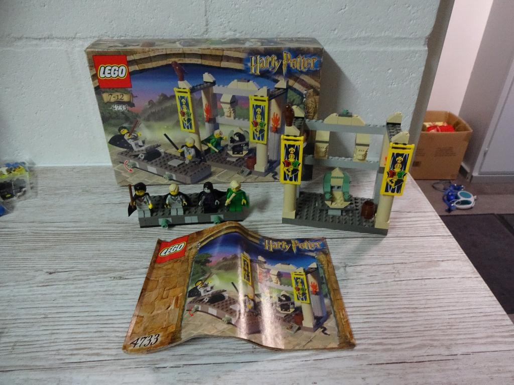 Lego Harry Potter The Dueling Club 4733 100% compleet 2002, Ophalen of Verzenden, Gebruikt