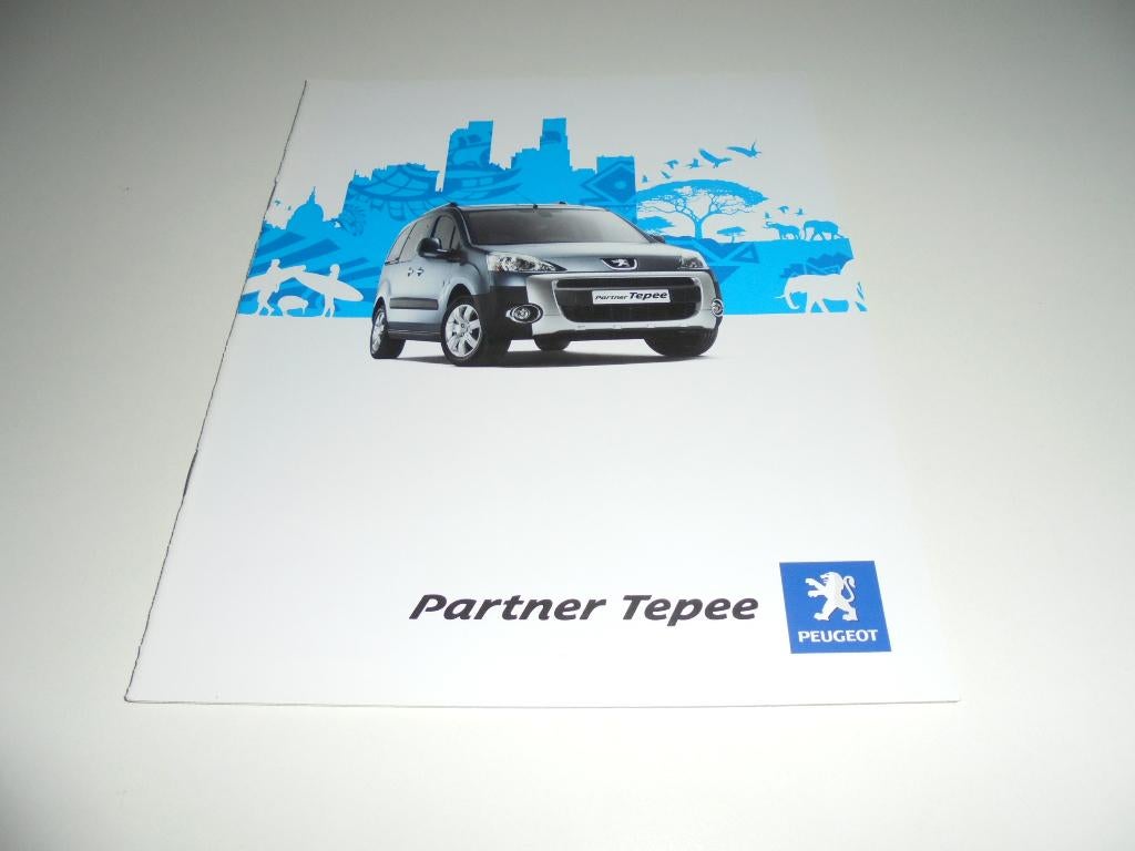 brochure Peugeot Partner Tepee  2010, Ophalen of Verzenden, Nieuw, Peugeot