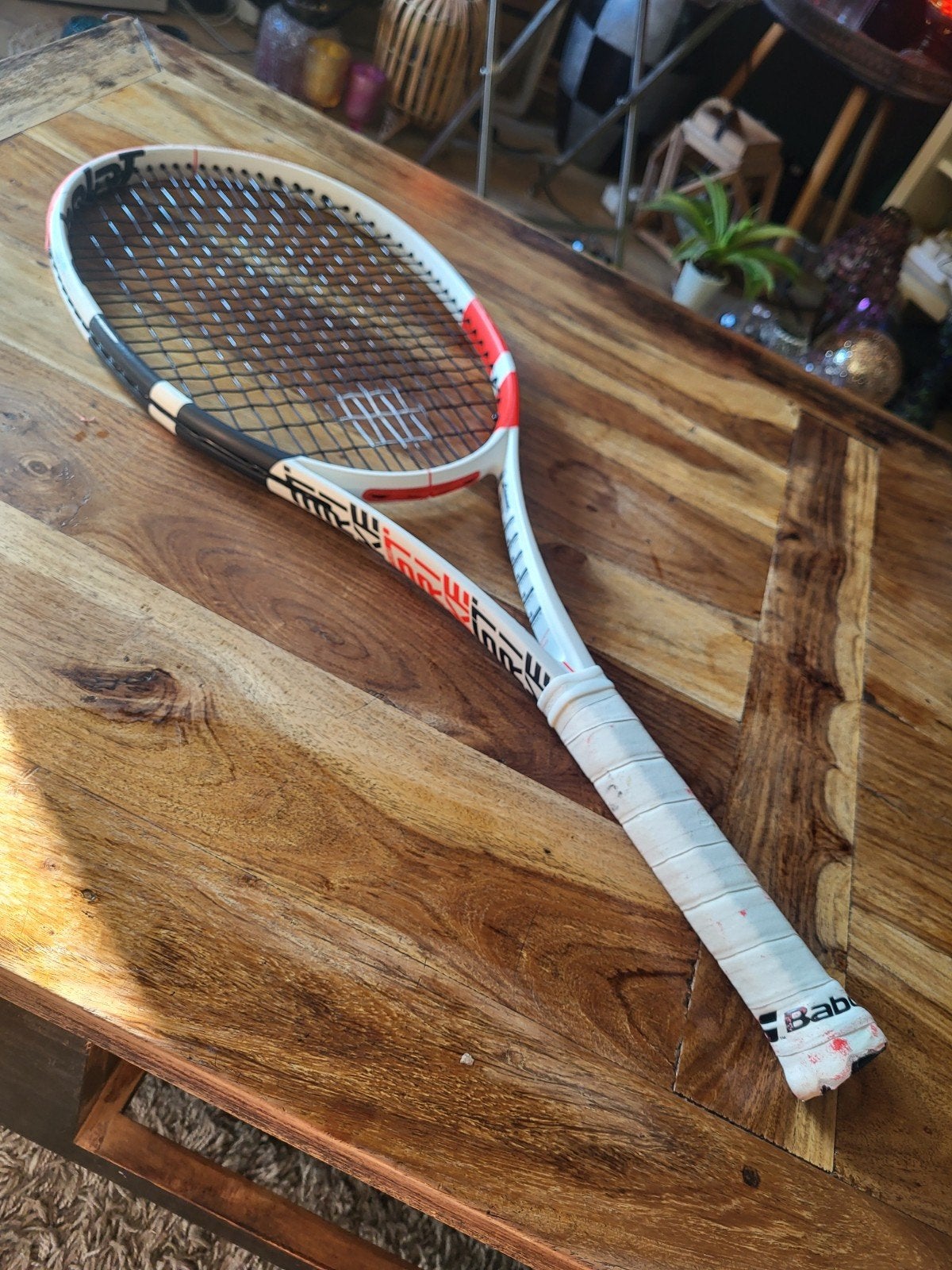 Babolat Pure Strike Tennisracket 18x20, Sport en Fitness, Ophalen of Verzenden, Zo goed als nieuw, Racket, L3