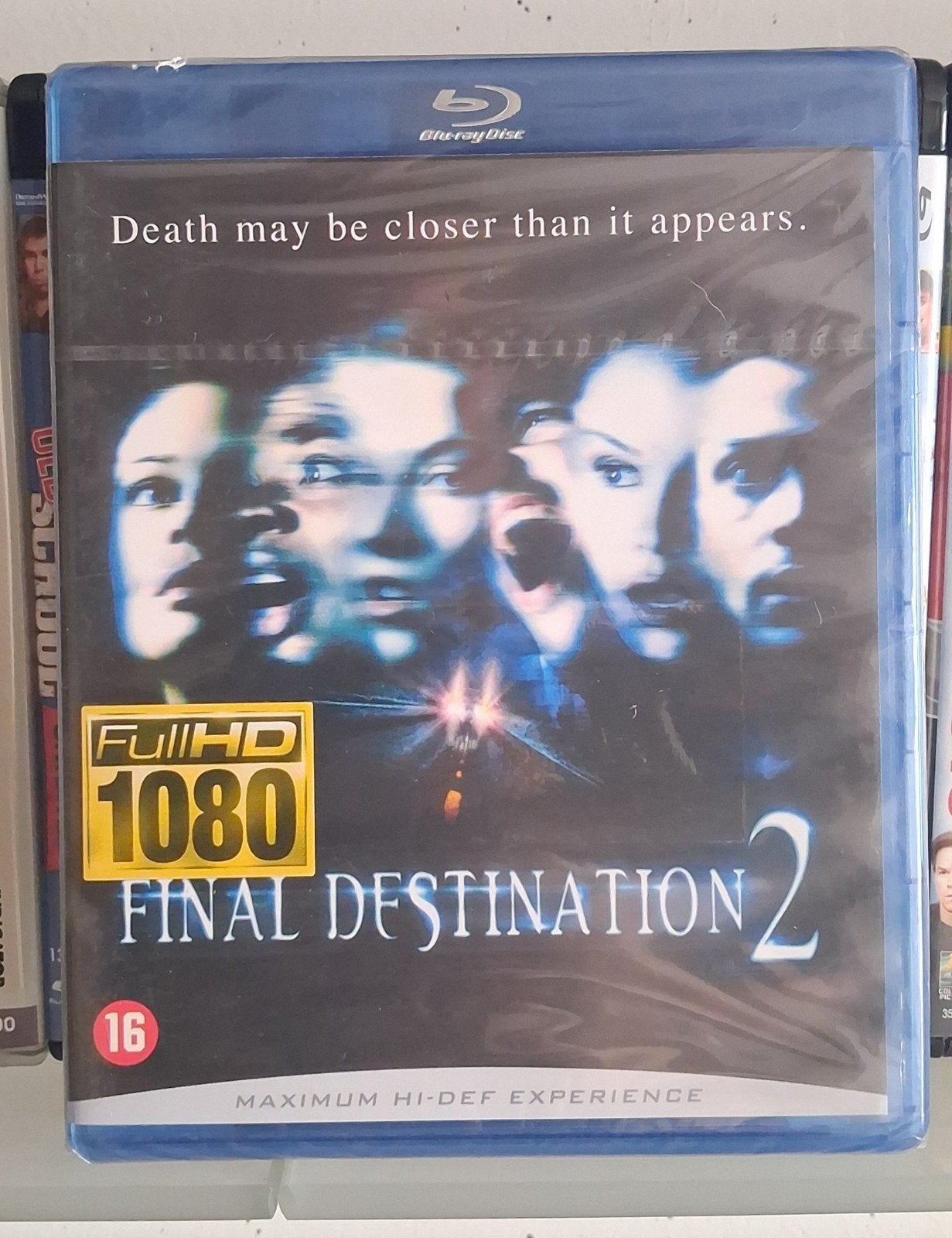 Final Destination 2 Blu-ray  SEALED, Cd's en Dvd's, Horror, Engels, Vanaf 16 jaar, Nederlands