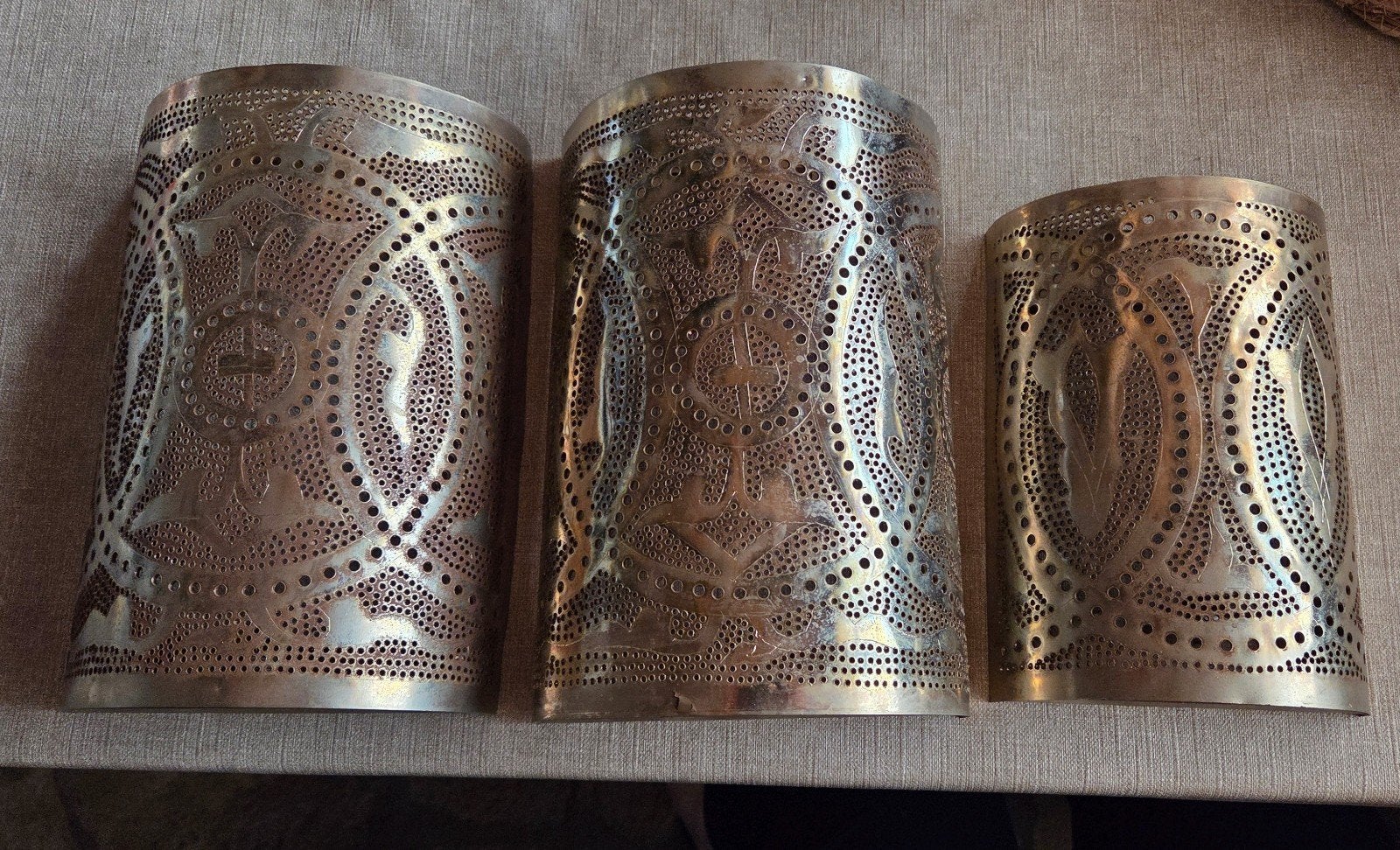 Hand geslagen Egyptische lampen, Ophalen of Verzenden