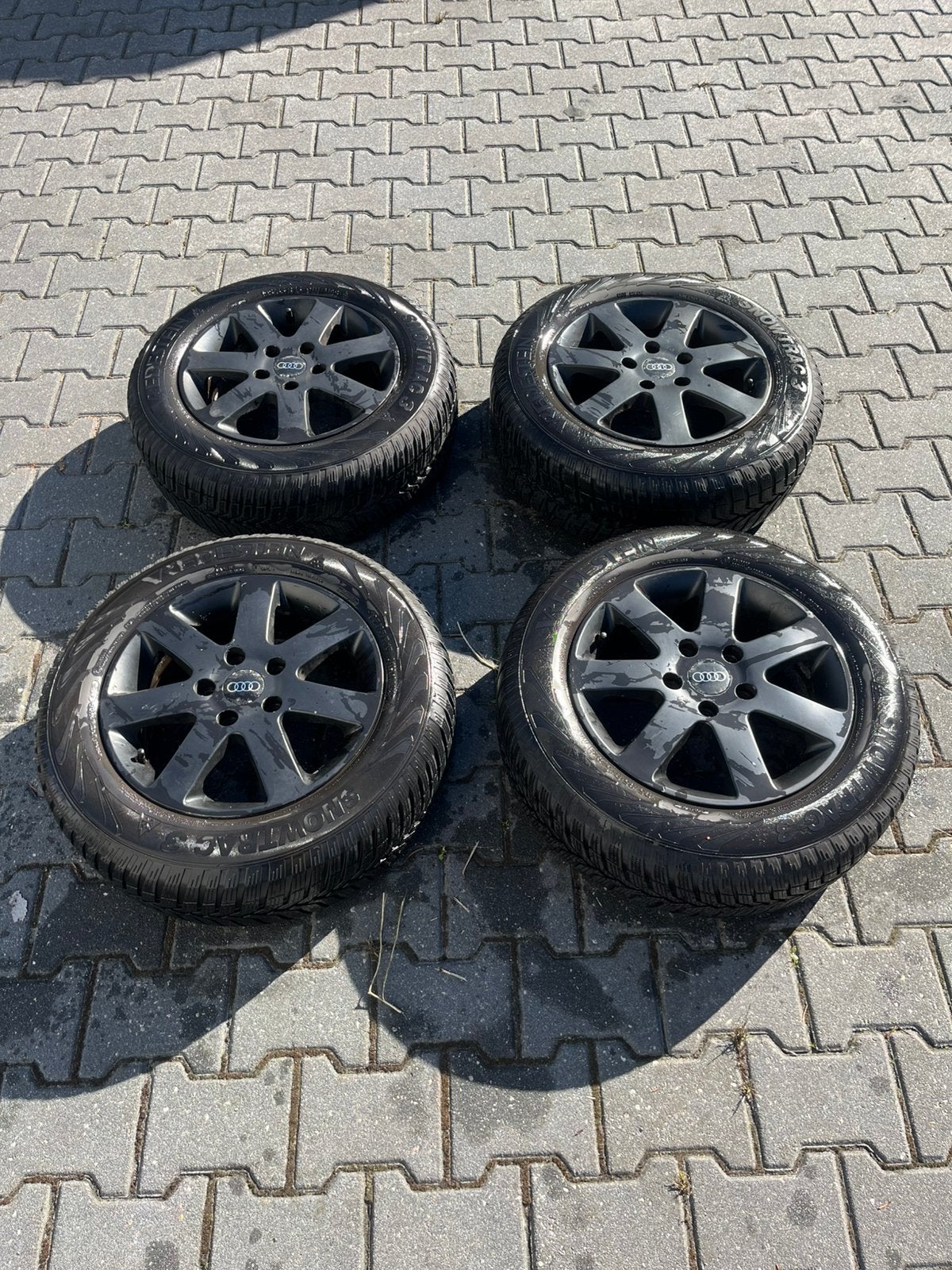 Audi velgen 7 spaaks 17 INCH, Ophalen of Verzenden