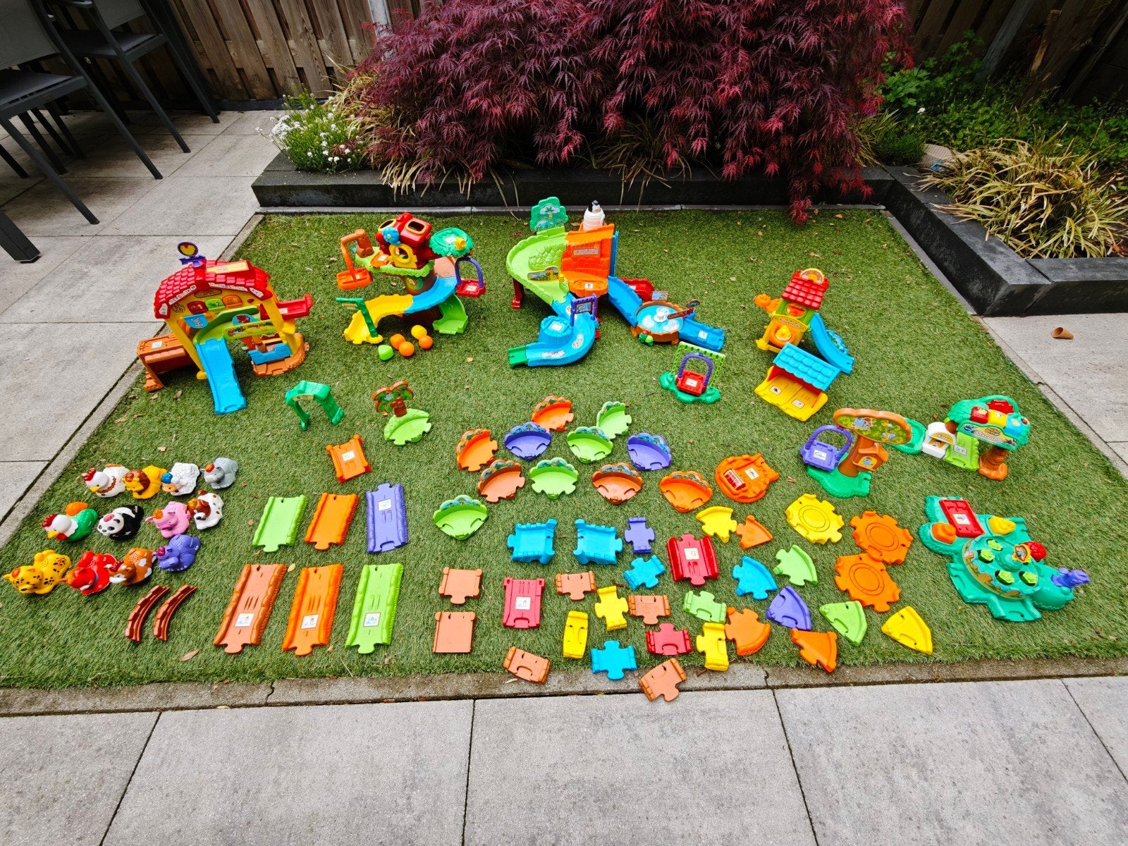 Uitgebreide set van VTech Zoef Zoef Dieren, Ophalen of Verzenden, Zo goed als nieuw