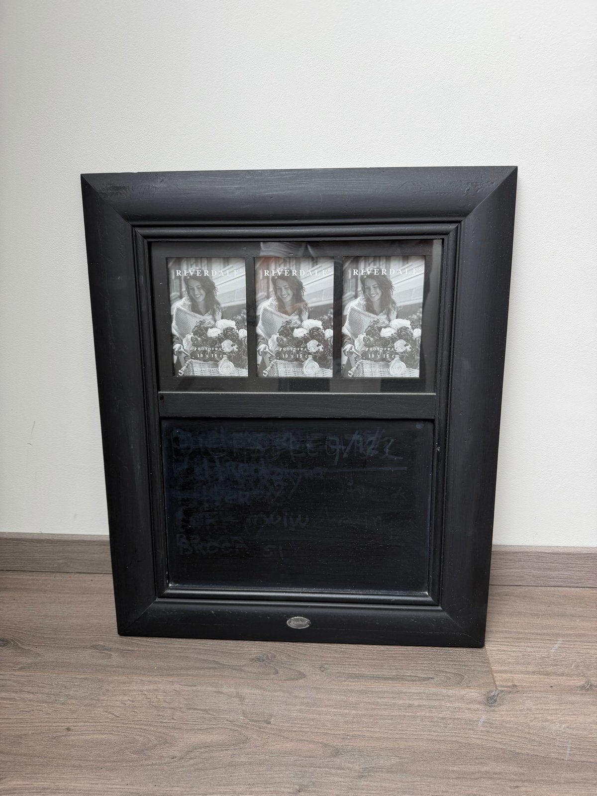 Riverdale fotolijst met krijtbord, Ophalen, Gebruikt, Fotolijst, Hout