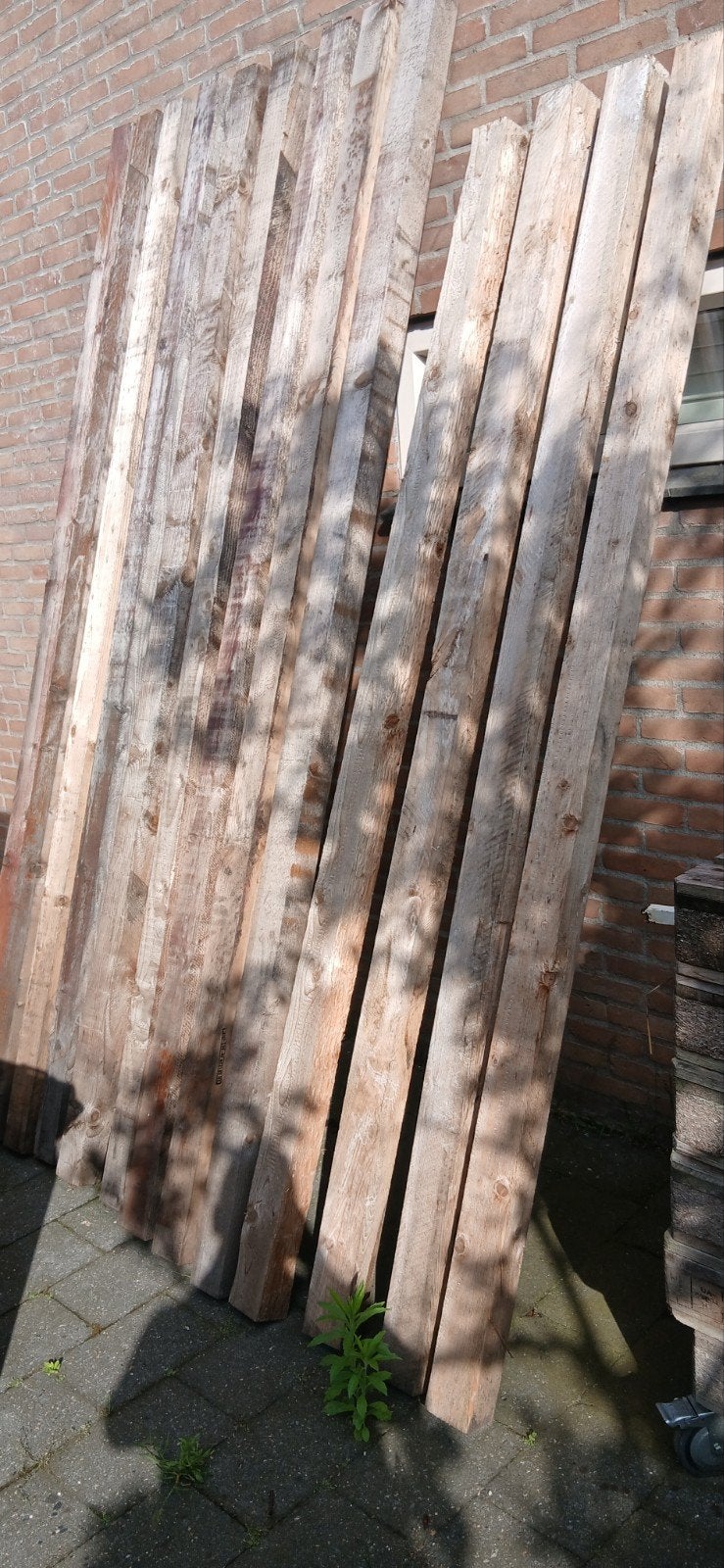 Houtenbalken, Tuin en Terras, Schuttingen, Ophalen, Hout, Minder dan 3 meter