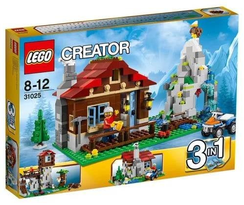 Lego Creator set 31025 (2014) - Berghut (3 modellen)., Gebruikt, Lego, Ophalen of Verzenden, Compleet