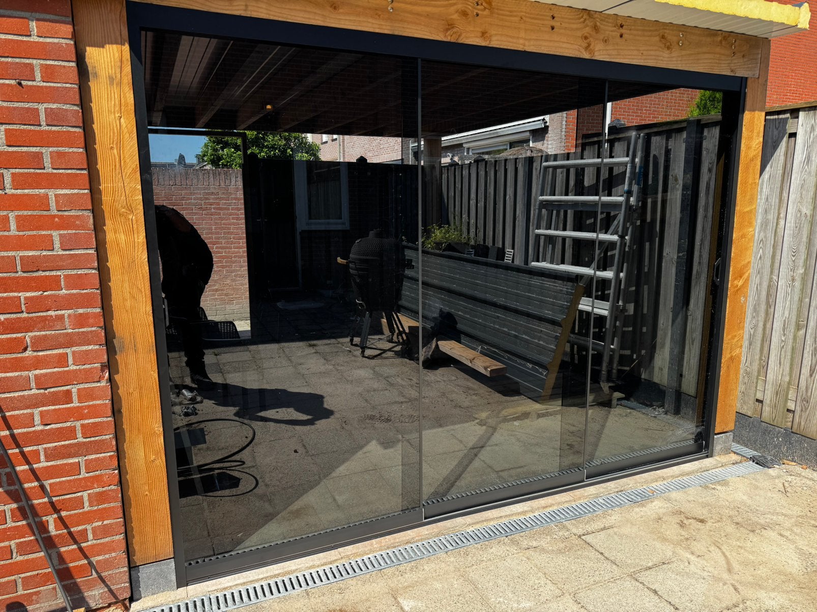 Glazen schuifdeuren | Vanaf €300 per meter incl. montage, Ophalen, Zo goed als nieuw