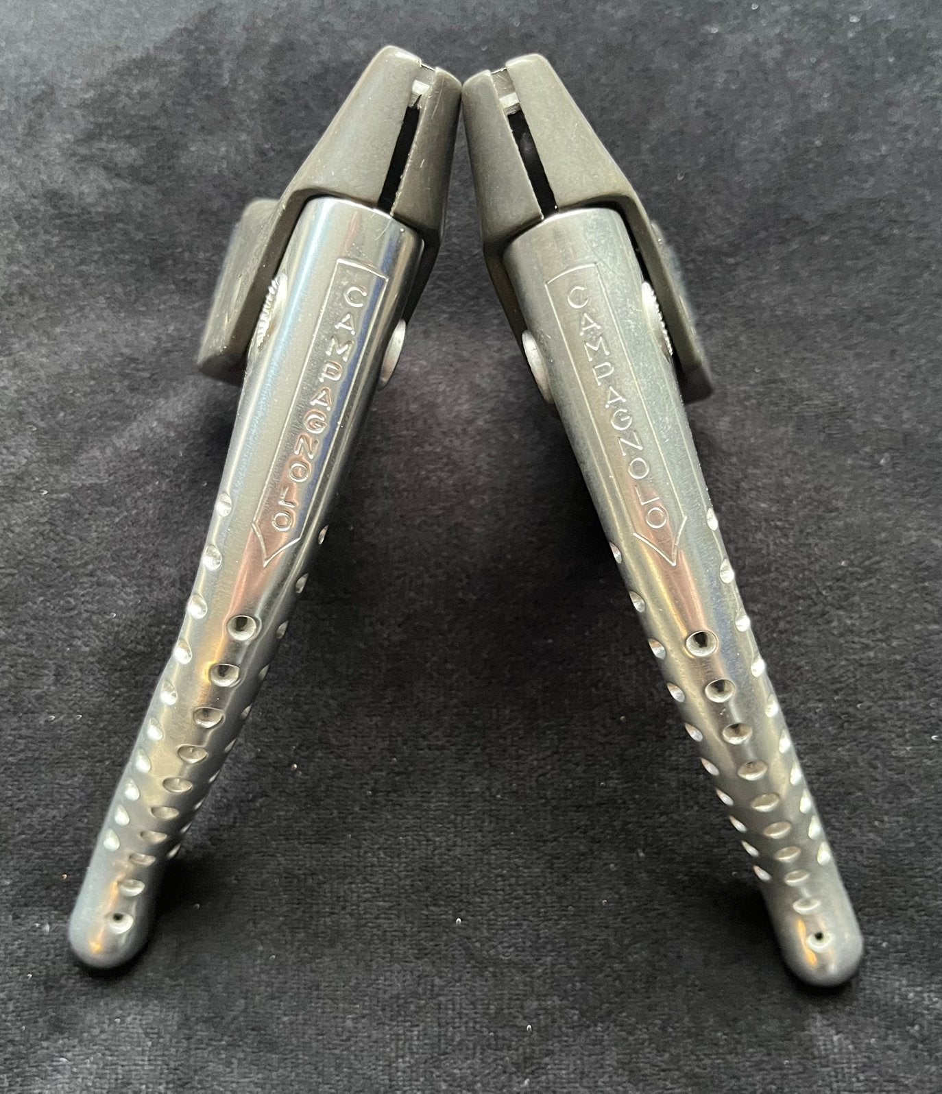 Campagnolo Super Record remgreep set zonder remrubbers  NOS, Remmen, Nieuw, Ophalen of Verzenden, Aluminium
