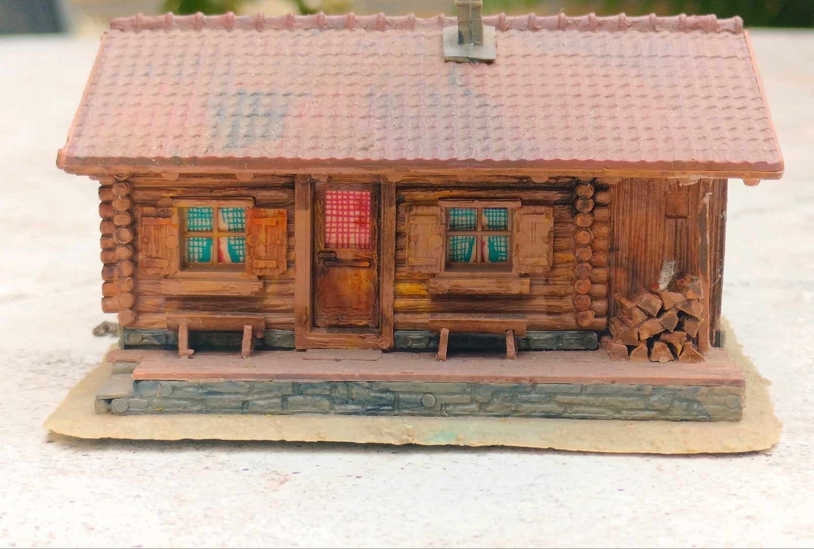 Kibri 8001 Alpen chalet H0, Overige merken, Gebruikt, Gelijkstroom of Wisselstroom, Brug, Tunnel of Gebouw