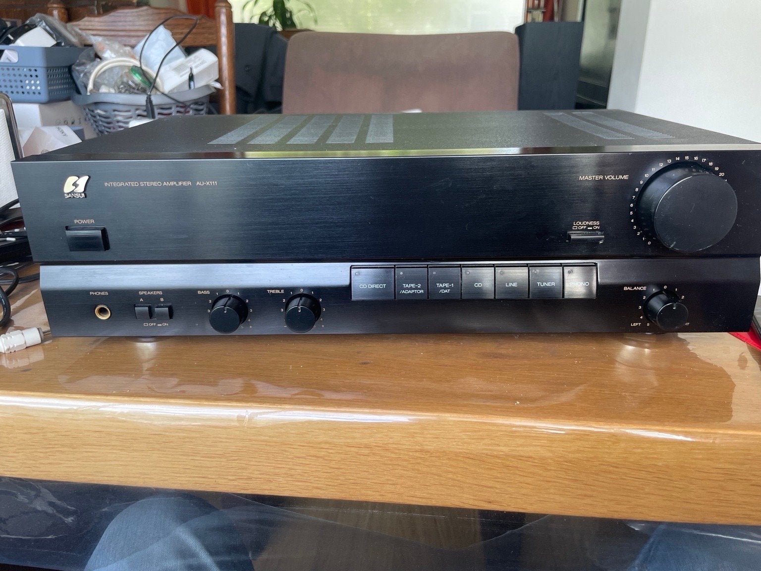 Sansui AU-X111 Geïntegreerde Stereo Versterker, Audio, Tv en Foto, Gebruikt, 60 tot 120 watt, Stereo, Ophalen
