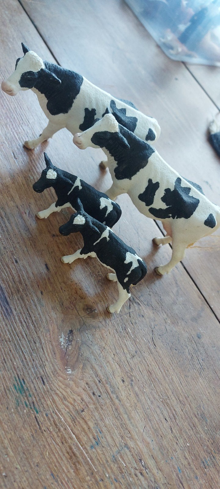 Schleich Koeien Familie - Speelfiguren, Ophalen of Verzenden, Gebruikt, Jongen of Meisje