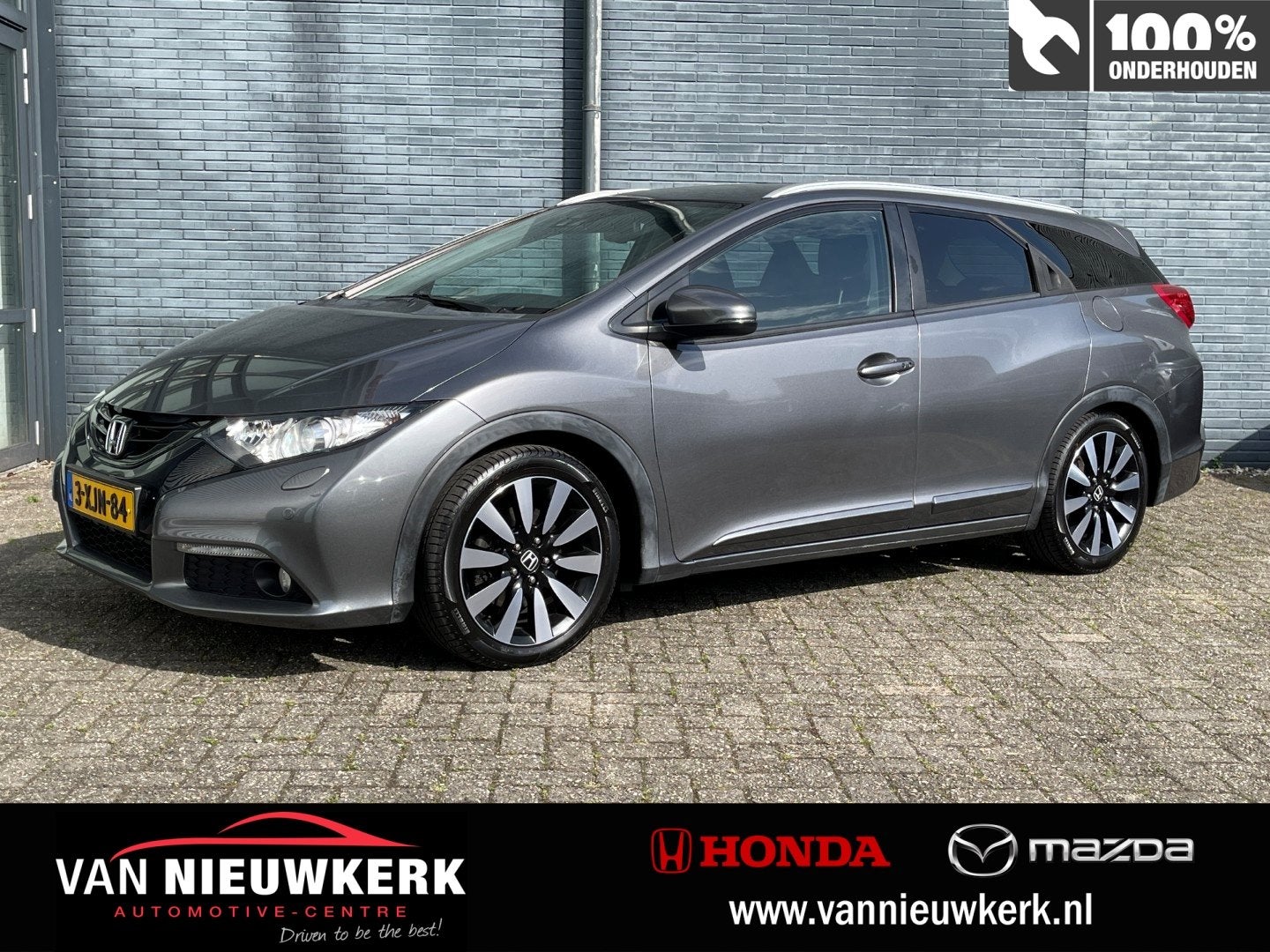 HONDA Civic 1.8 142pk Automaat Executive | Trekhaak | Leer |, Automaat, 15 km/l, Gebruikt, 4 cilinders
