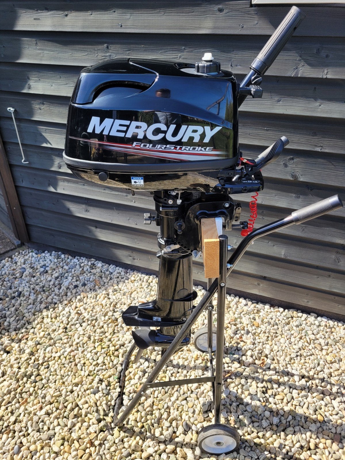 Mercury 6 pk 4 takt 6pk vaarbewijsvrij, Watersport en Boten, Ophalen, 5 tot 10 pk, Viertaktmotor, Zo goed als nieuw