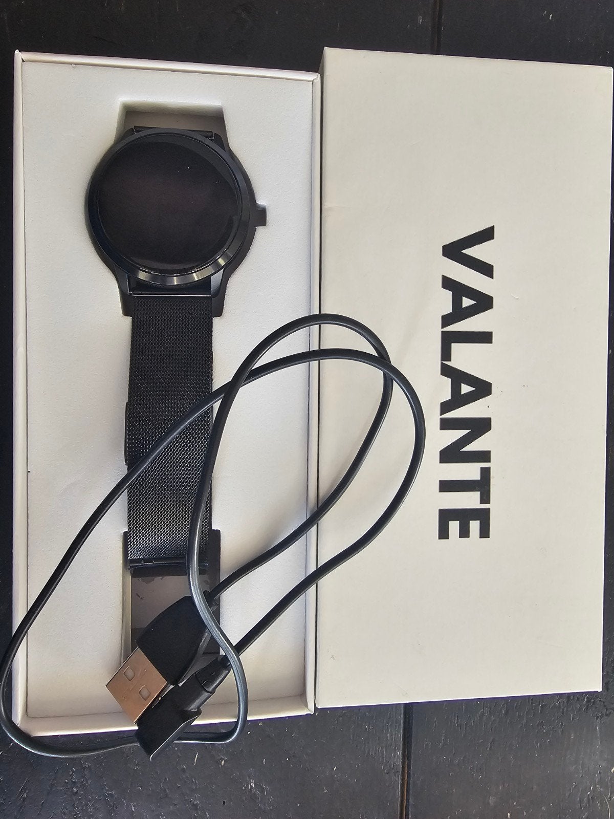 Valante Smartwatch - Stijlvol en Functioneel, Zwart, Nieuw, Ophalen of Verzenden, Valante