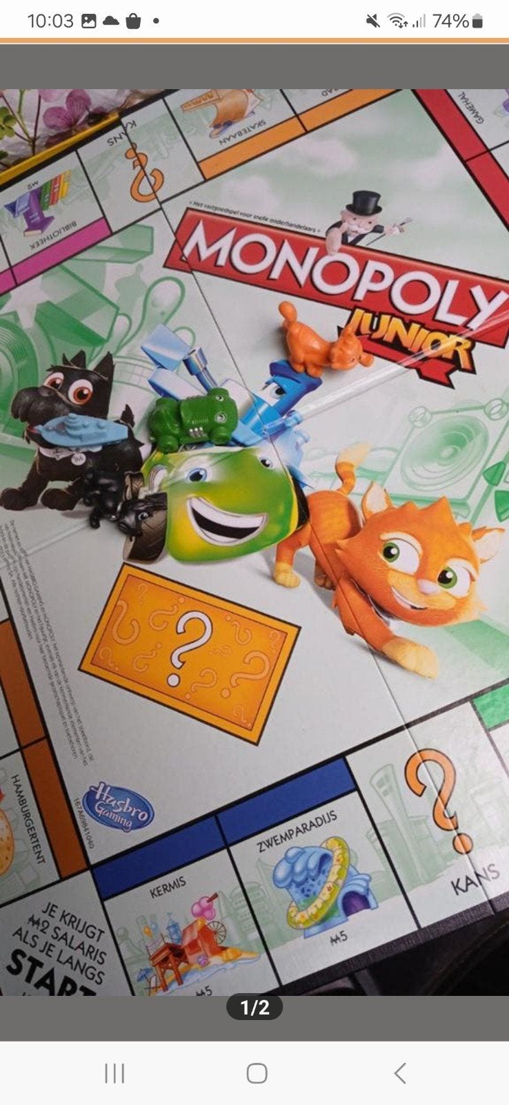 Monopoly Junior - Mijn Eerste Monopoly Spel, Hobby en Vrije tijd, Een of twee spelers, Ophalen of Verzenden, Zo goed als nieuw