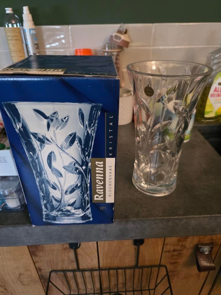 Ravenna Kristal Bloemenvaas - Nieuw in Doos, Ophalen of Verzenden