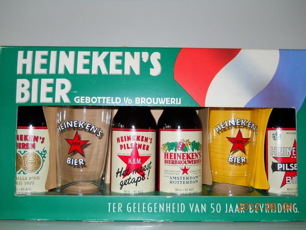 Verzamelen, Verzamelen, Biermerken, Ophalen, Zo goed als nieuw, Glas of Glazen, Heineken