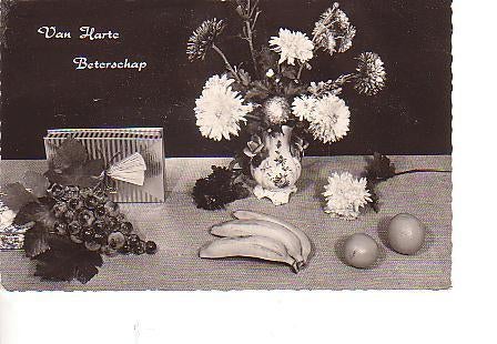 Ansichtkaart	Bloemen	& fruit, Verzamelen, Ansichtkaarten | Themakaarten, Verzenden, 1960 tot 1980, Gelopen, Natuur