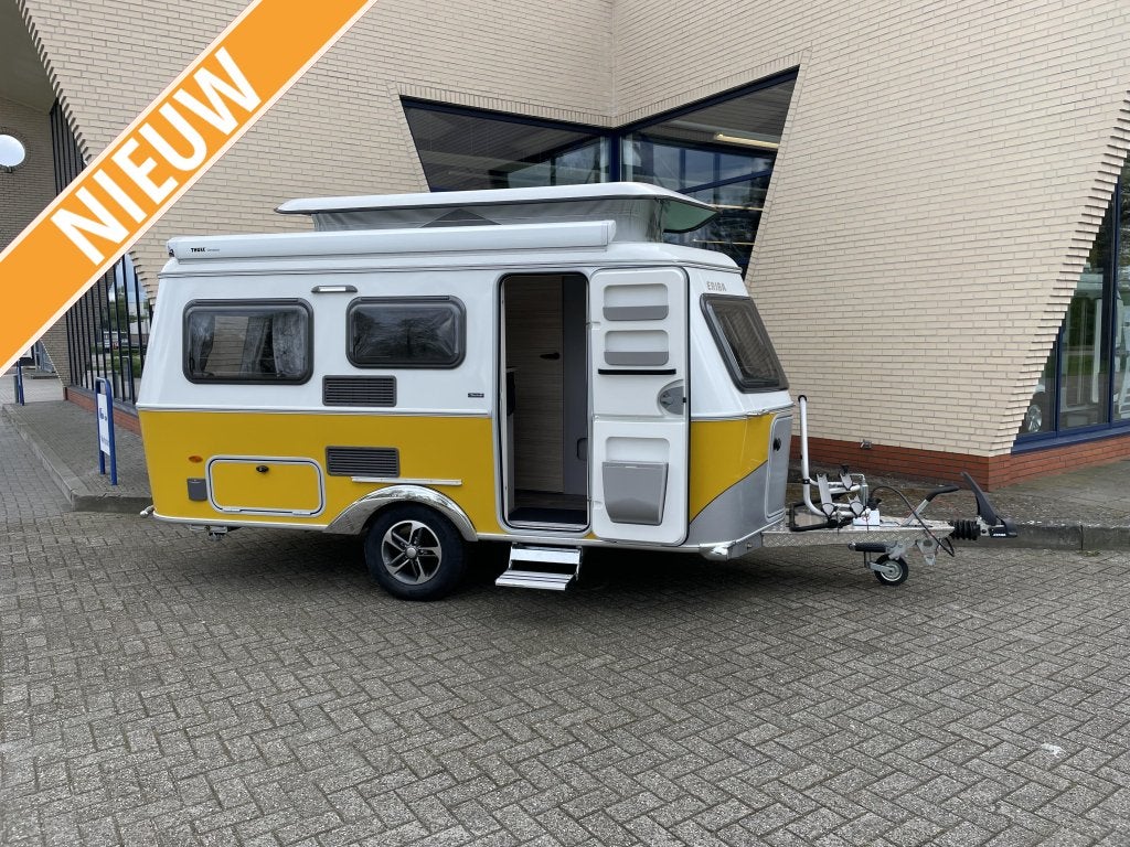 Eriba Touring 430 Nugget gold edition, 4 tot 5 meter, Eriba, Schokbreker, Dwarsbed