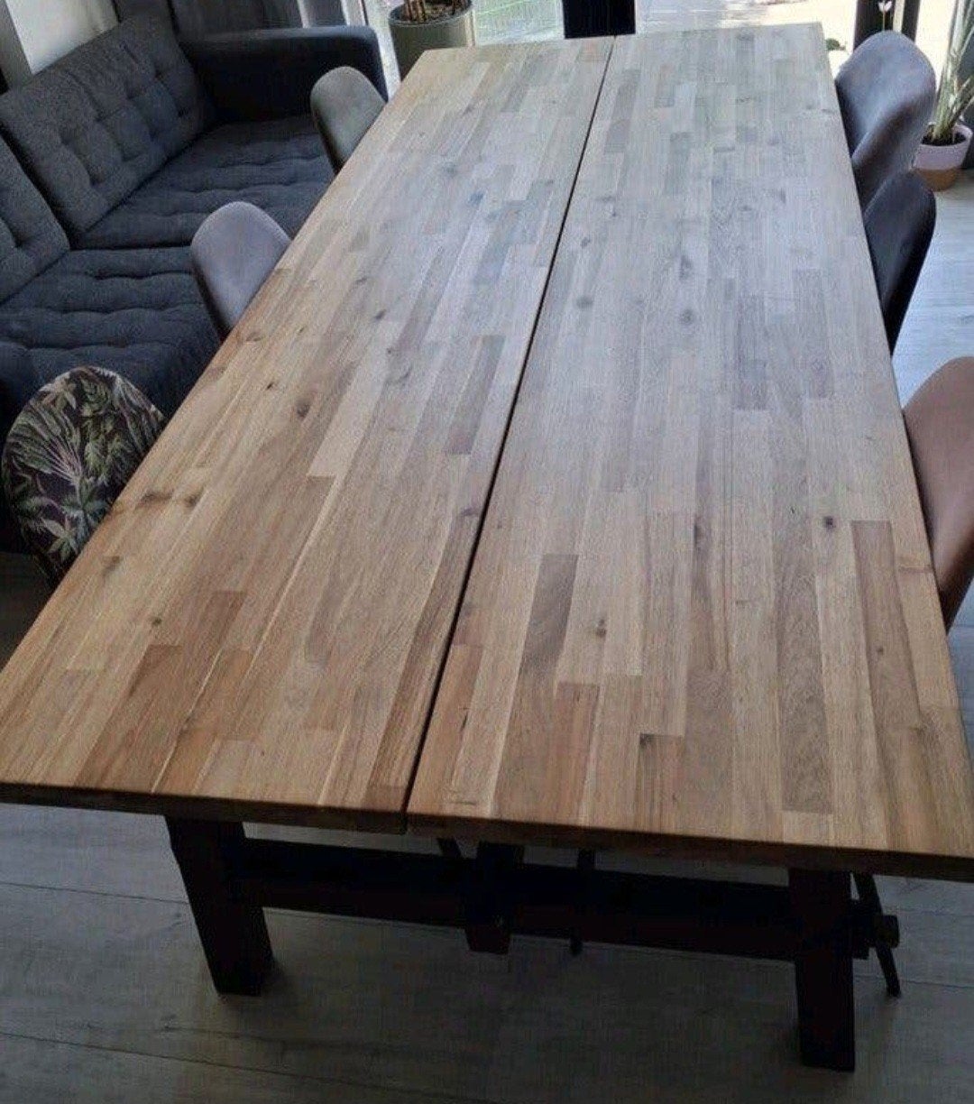 IKEA Bjursta eettafel  (235x100 cm), Gebruikt, 100 tot 150 cm, Modern, Scandinavisch, 200 cm of meer