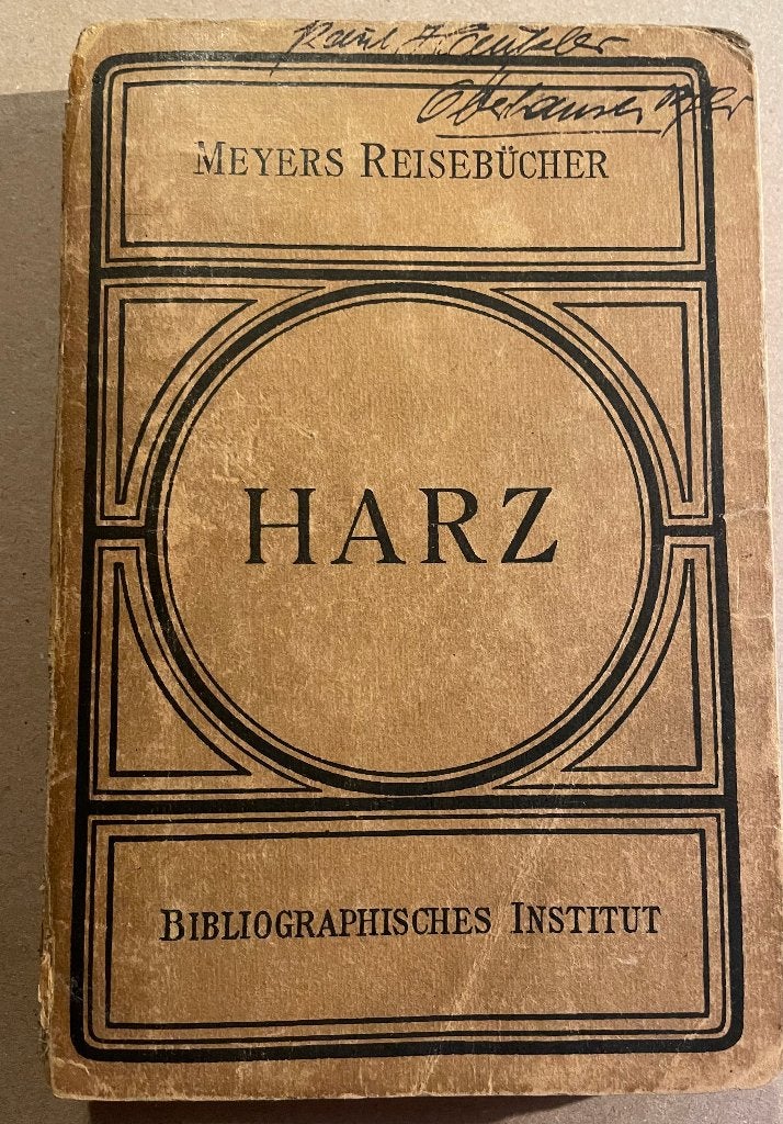 Meyers Reisebücher Harz (1920), Europa, Diverse auteurs, Ophalen of Verzenden, Reisgids of -boek