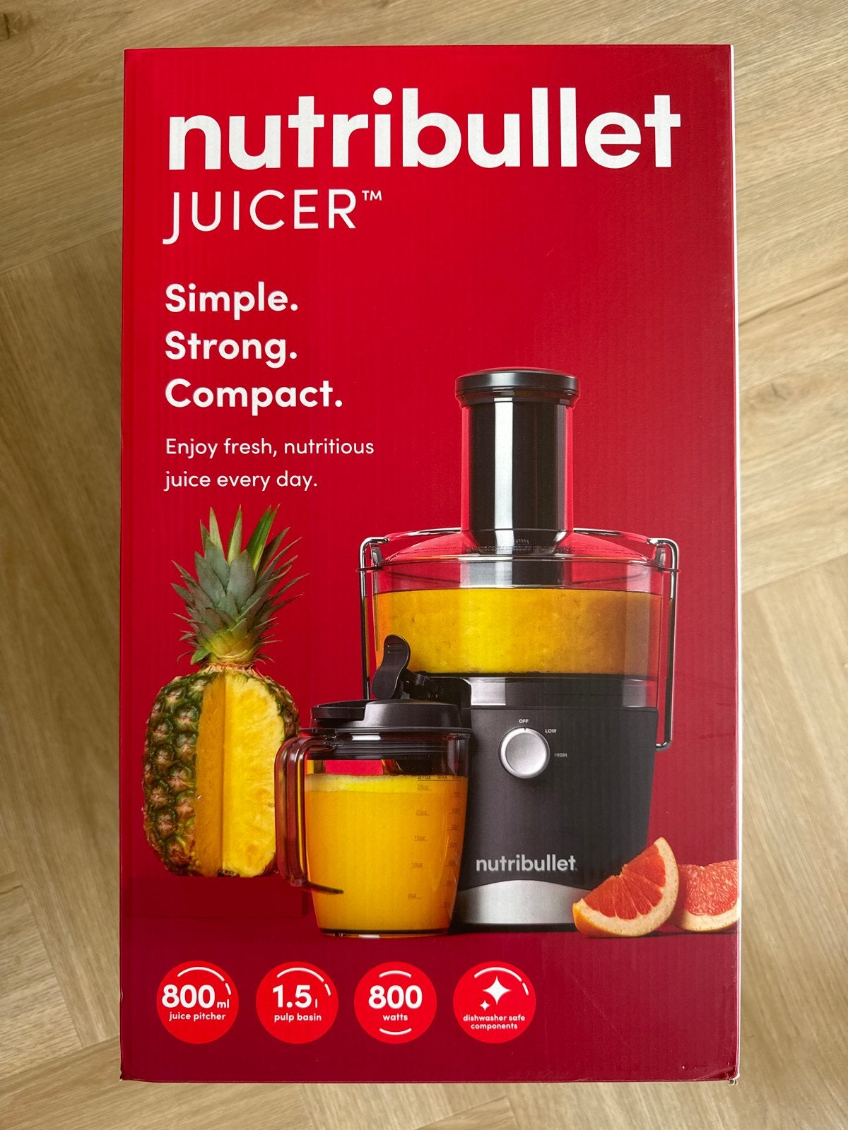 Nutribullet Juicer - Nieuw in doos, nooit geopend, Ophalen of Verzenden, Nieuw, Elektrisch, Sapcentrifuge