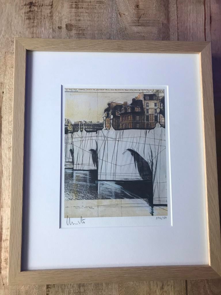 Christo et Jeanne-claude ‘pont neuf’ print, Ophalen