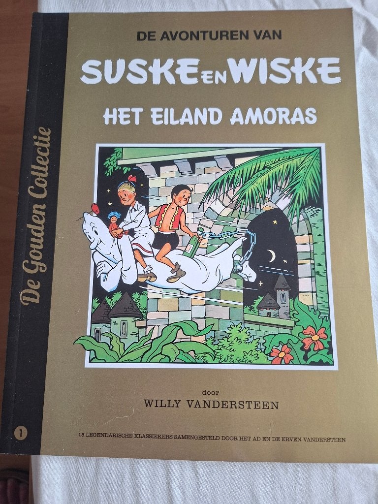 Suske en Wiske, het eiland Amoras, Eén stripboek, Ophalen of Verzenden