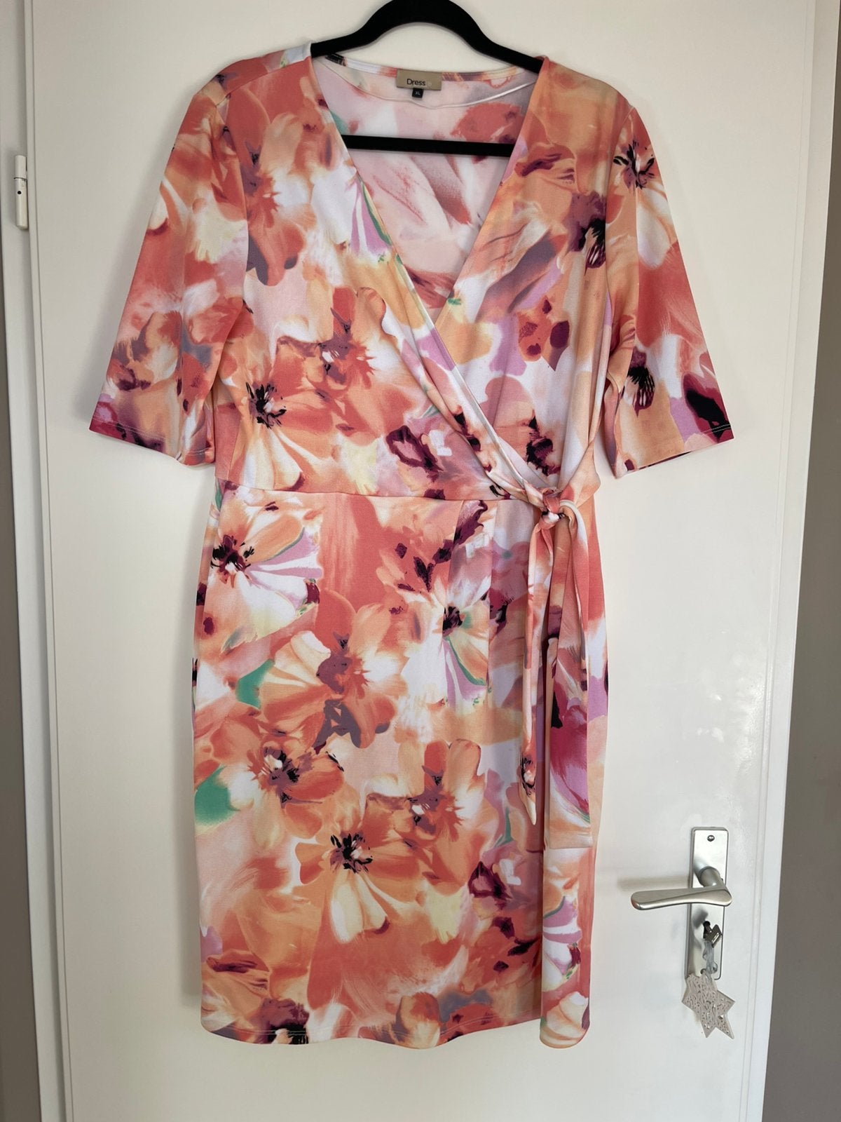 Dressire zomer stretch jurk maat 42 / 44, Kleding | Dames, Jurken, Wit, Maat 42/44 (L), Ophalen of Verzenden, Zo goed als nieuw