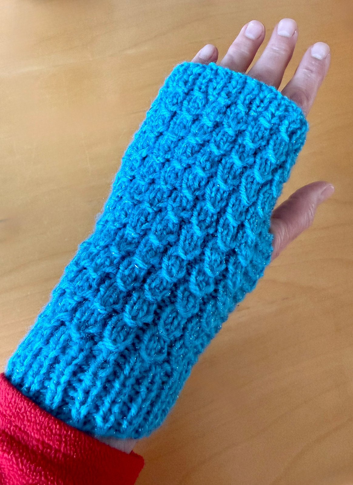 Gebreide, vingerloze handschoenen (one size), Ophalen of Verzenden, Nieuw, Handschoenen