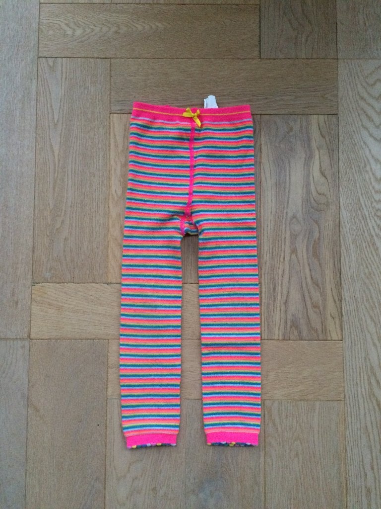 ZGAN vrolijk gekleurde legging Le Big 110/116, Kinderen en Baby's, Kinderkleding | Maat 110, Broek, Meisje, Ophalen of Verzenden