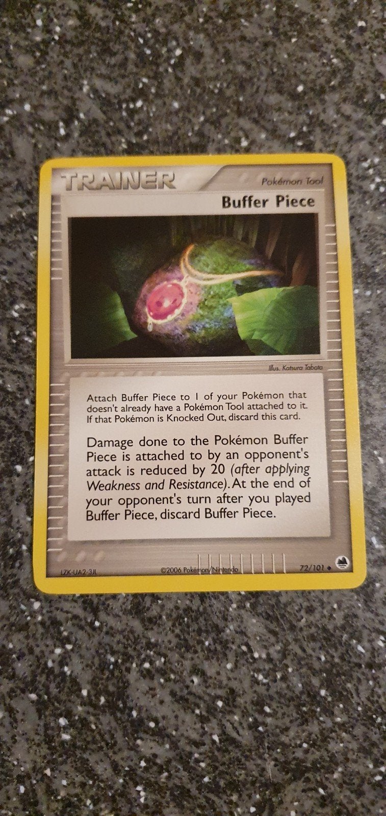 Buffer Piece 72/101 EX Dragon Frontiers Pokémon Kaart, Ophalen of Verzenden, Gebruikt, Losse kaart