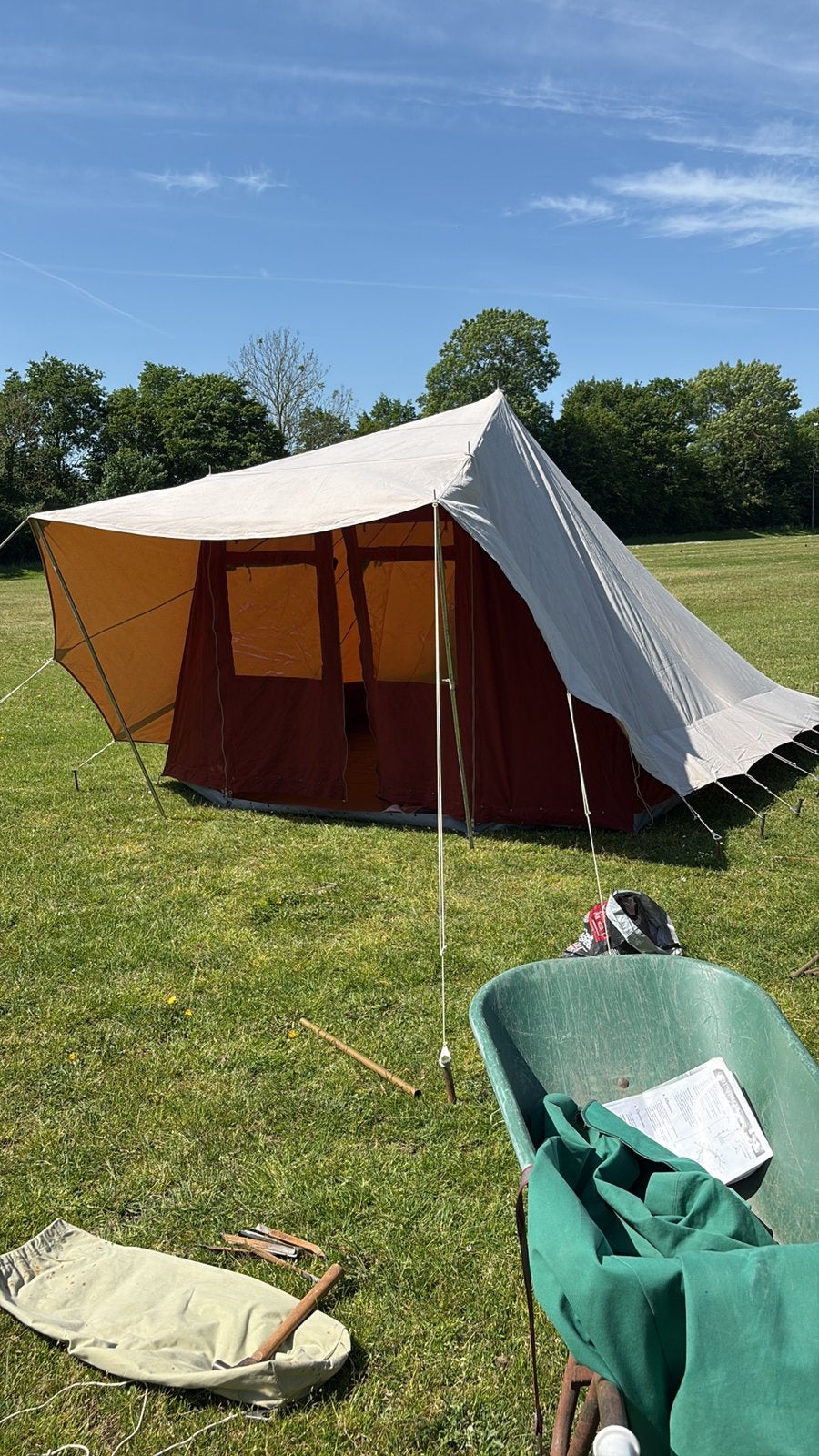 De Waard Lepelaar te koop, Caravans en Kamperen, Tenten, Ophalen, Gebruikt, Tot en met 4