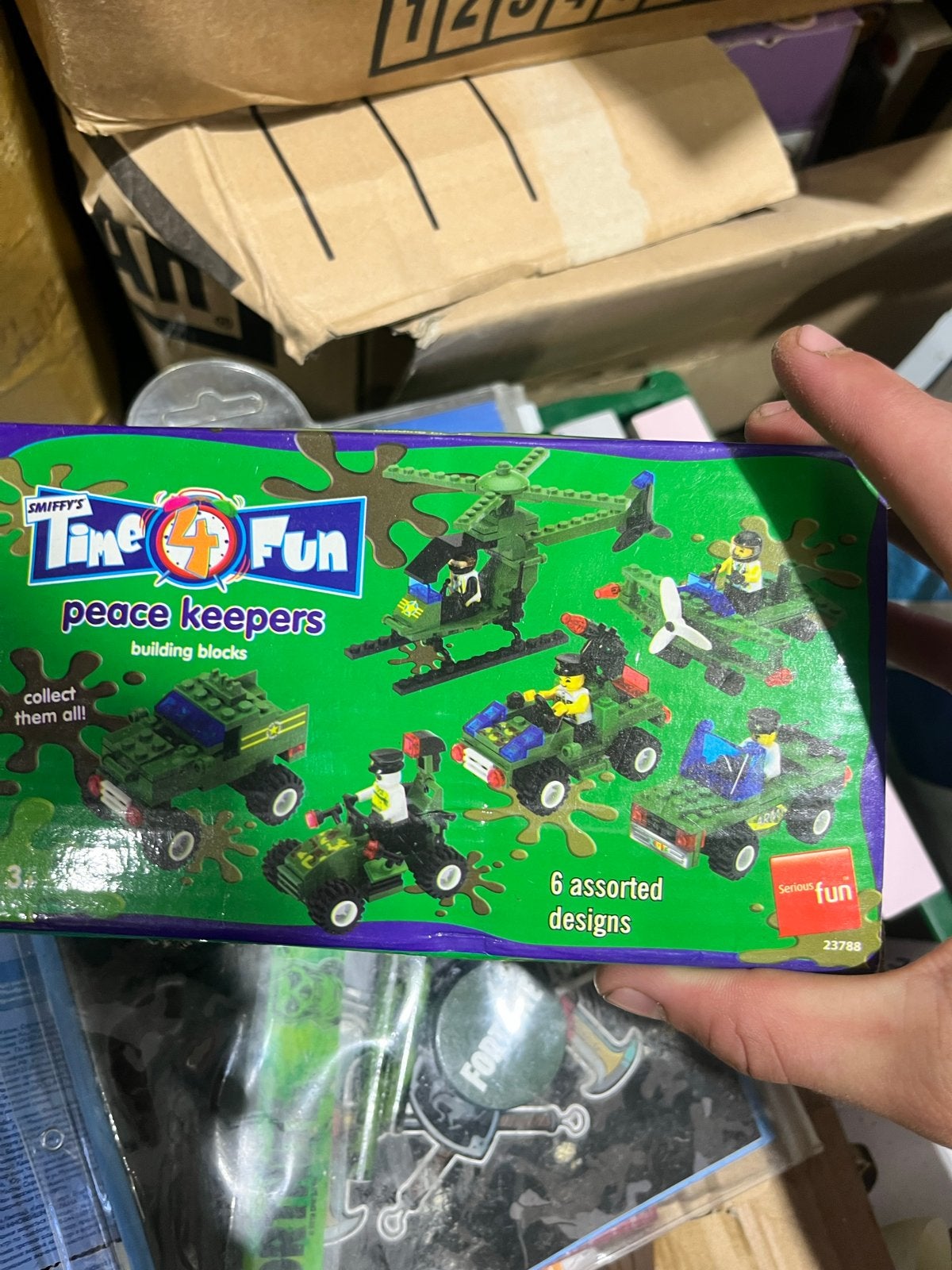 Time 4 Fun Peace Keepers bouwblokken & Quick Push game, Ophalen of Verzenden, Nieuw, Overige merken