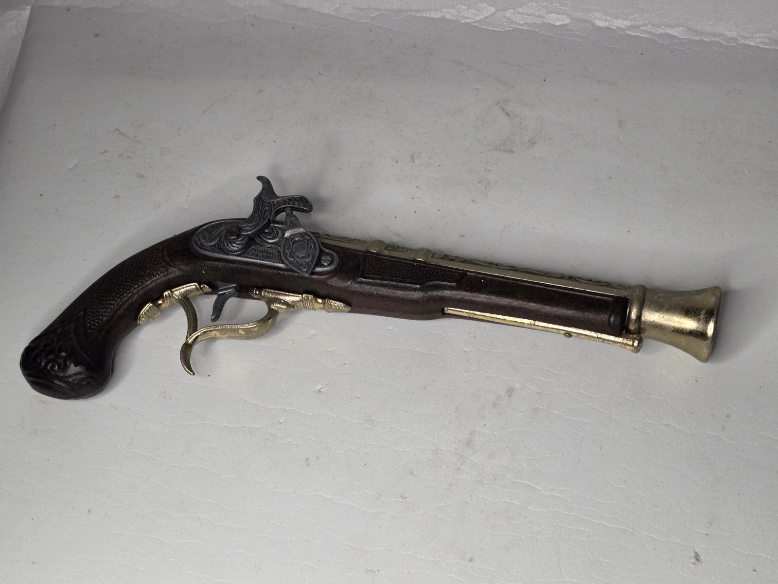 Stunning ornate flintlock replica - 37cm vintage-style, Ophalen, Landmacht