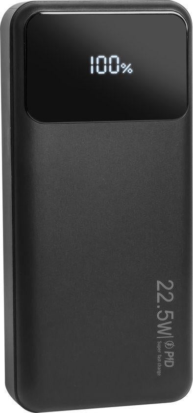 Powerbank 20000 mAh - 22.5W Snellaad Functie - Usb, Usb-C, Verzenden, Nieuw