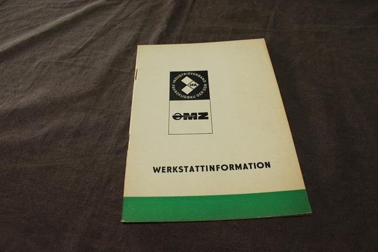 MZ 1971 motorrad werkstatt information ES ETS, Ophalen of Verzenden, Overige merken