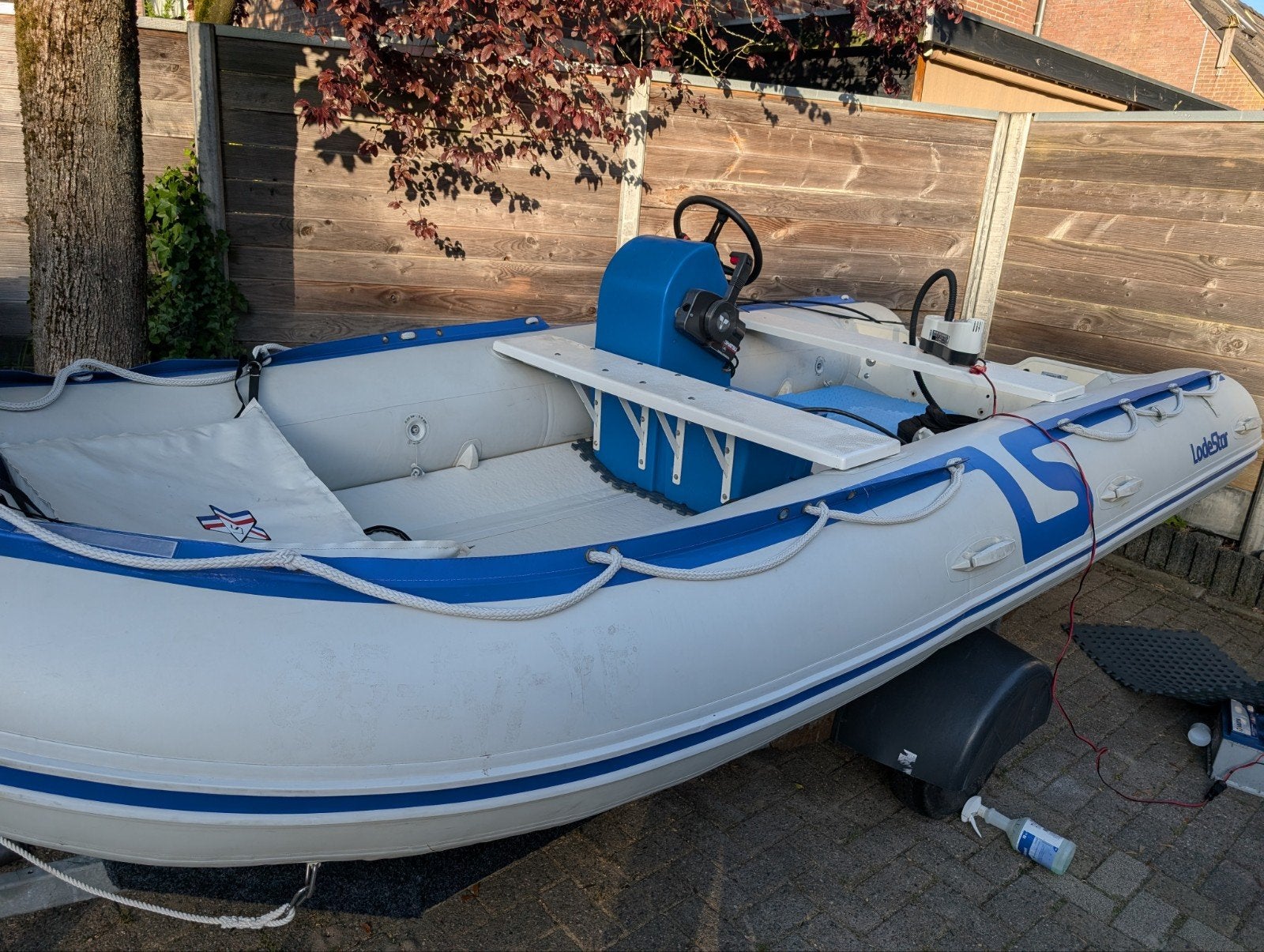 Lodestar 420 Airdeck Trimax Vakantieboot met 50pk Tohatsu, Airdeck, Peddels, Ophalen of Verzenden, Buitenboordmotor