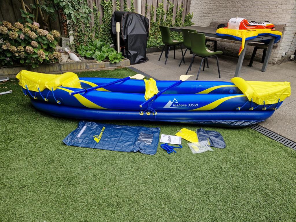 Opblaasbare kano voor 2 personen - Inshore 335 VI, Ophalen