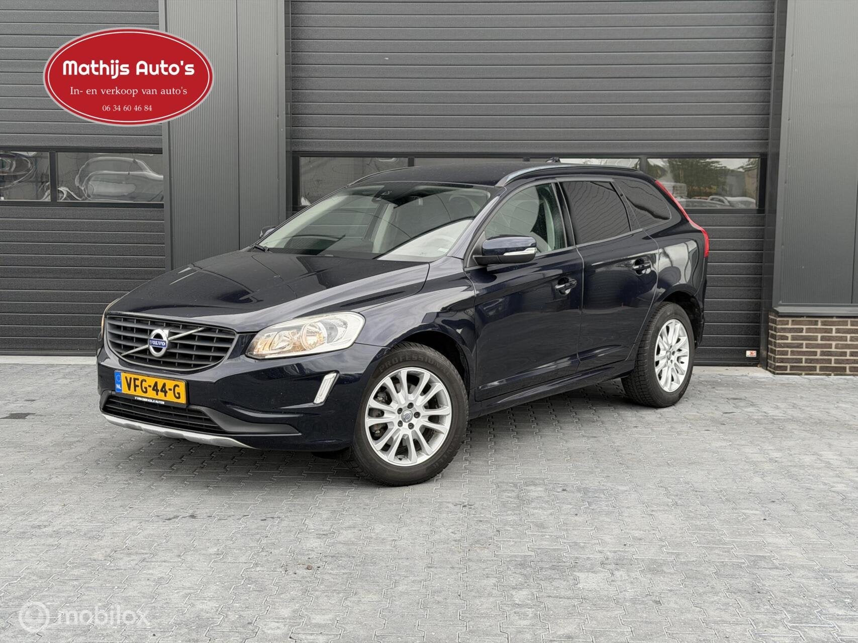 Volvo XC60 2.0 D4 grijs kenteken! Marge Euro 6! Nette auto!, Auto's, 1800 kg, Euro 6, 1969 cc, Zwart