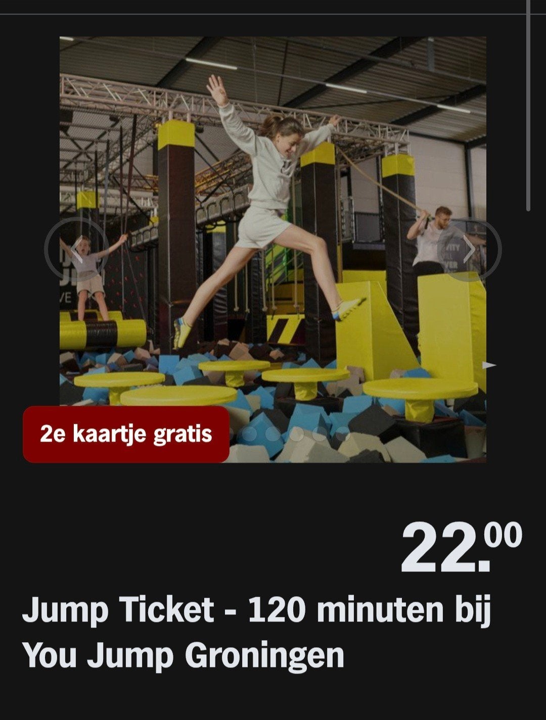 YOU JUMP Groningen ♡ 2e kaartje gratis (AH SPAARKAARTEN), Overige soorten