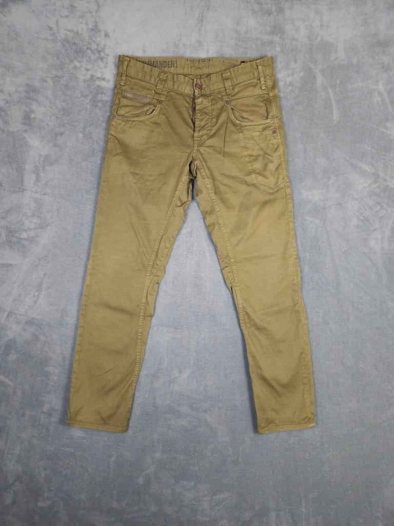 Pme Legend Broek Commander W34 L32 Straight Fit Groen., Overige kleuren, ., Ophalen of Verzenden, Zo goed als nieuw