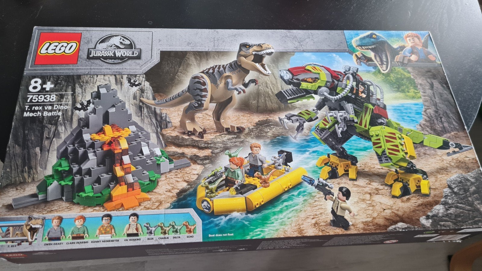 Lego Jurassic World 75938 T.rex vs Dino-Mech Battle, Jurassic World, Lego, Nieuw, Ophalen of Verzenden