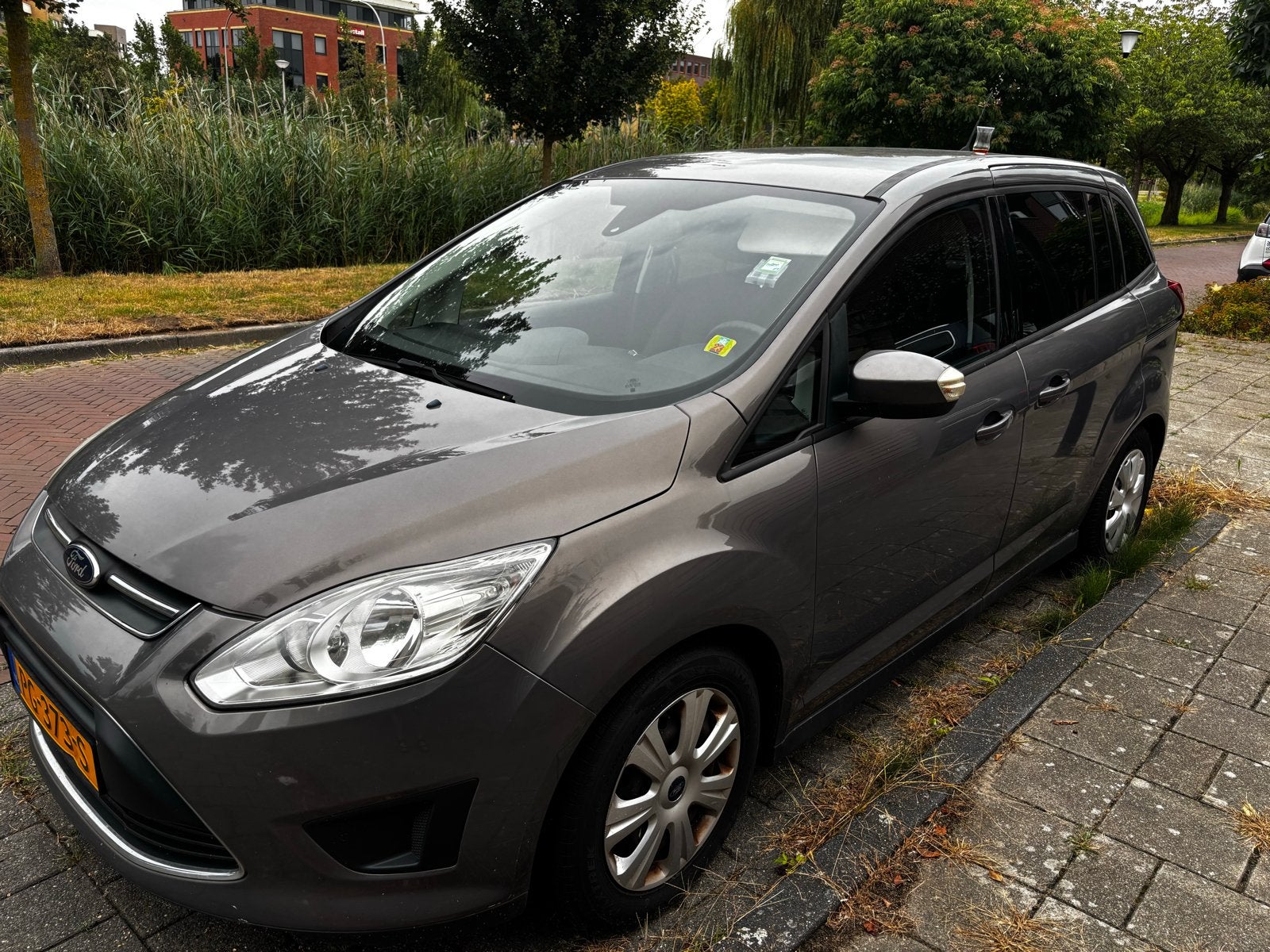 Ford Grand C-Max 1.0 92KW Ecoboost 2013 Bruin, Voorwielaandrijving, 745 kg, 125 pk, Bruin