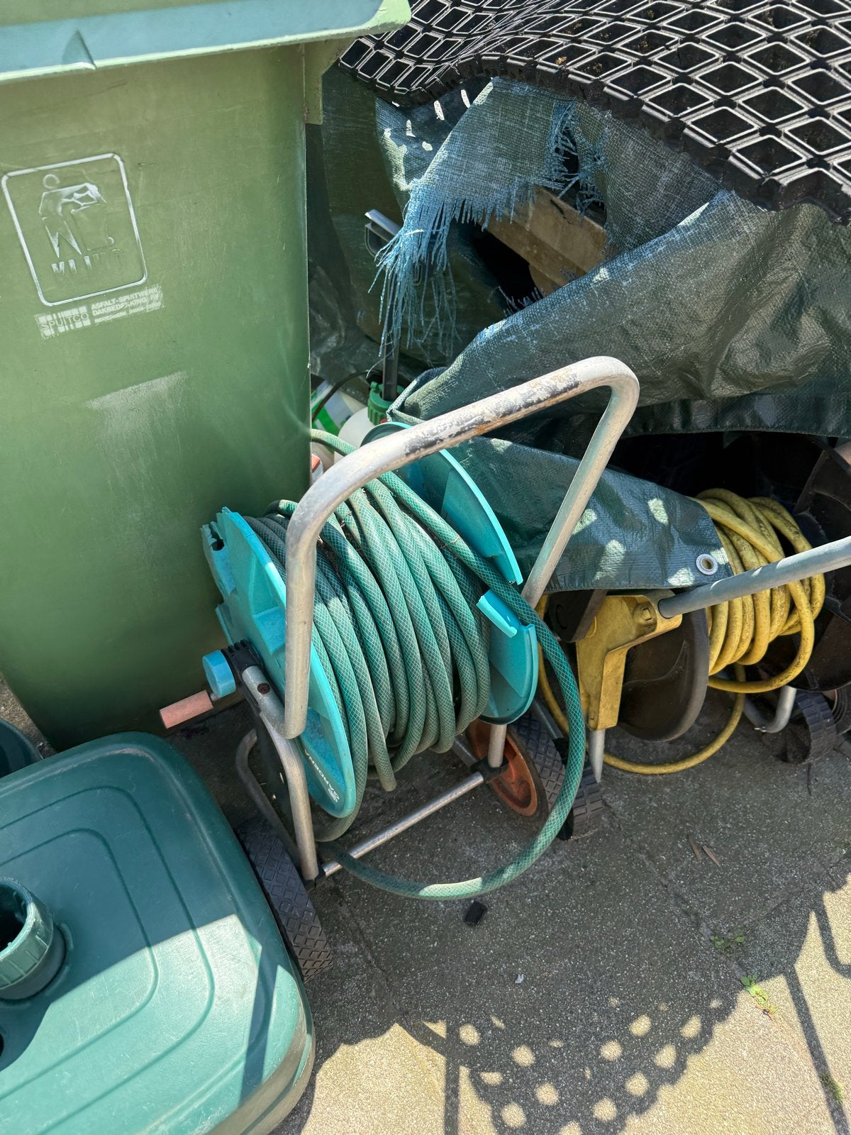 Tuinslanghaspel - Ideaal voor tuin, auto en boot, Ophalen of Verzenden, Gebruikt, Tuinslanghaspel