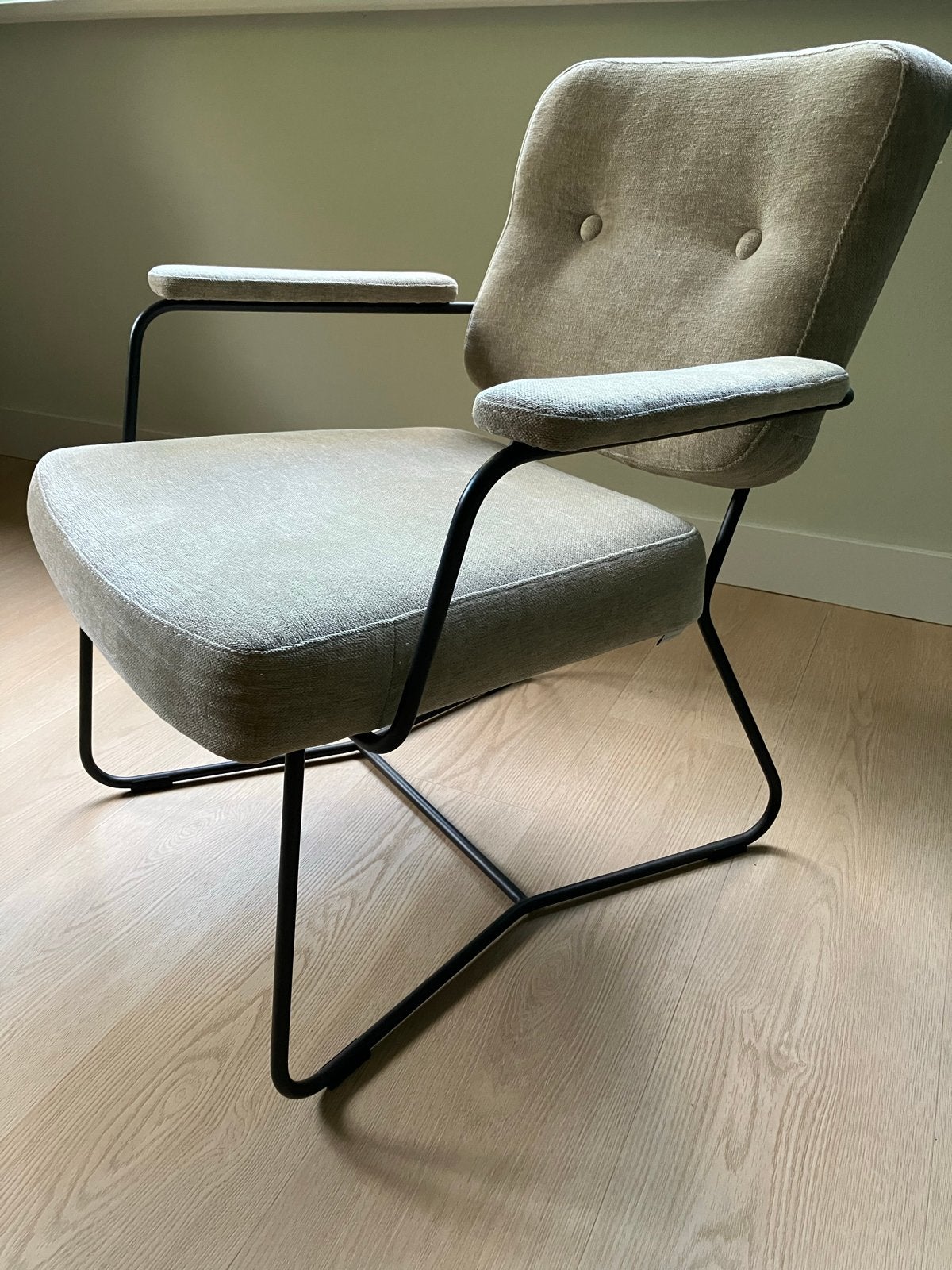 Bert Plantagie fauteuil Kiko, zo goed als nieuw, Huis en Inrichting, Stoelen, Ophalen, Overige kleuren, Zo goed als nieuw, Metaal