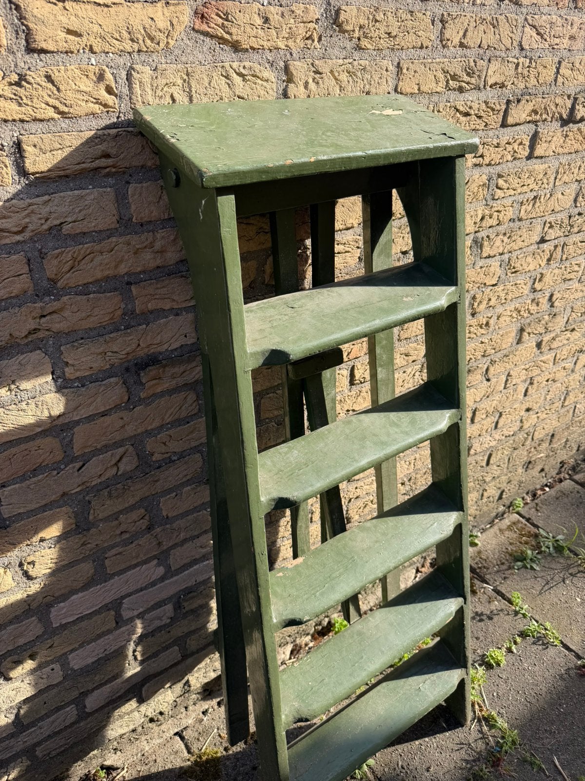 Nostalgisch houten trapje, Ophalen, Gebruikt, Trap, Minder dan 2 meter