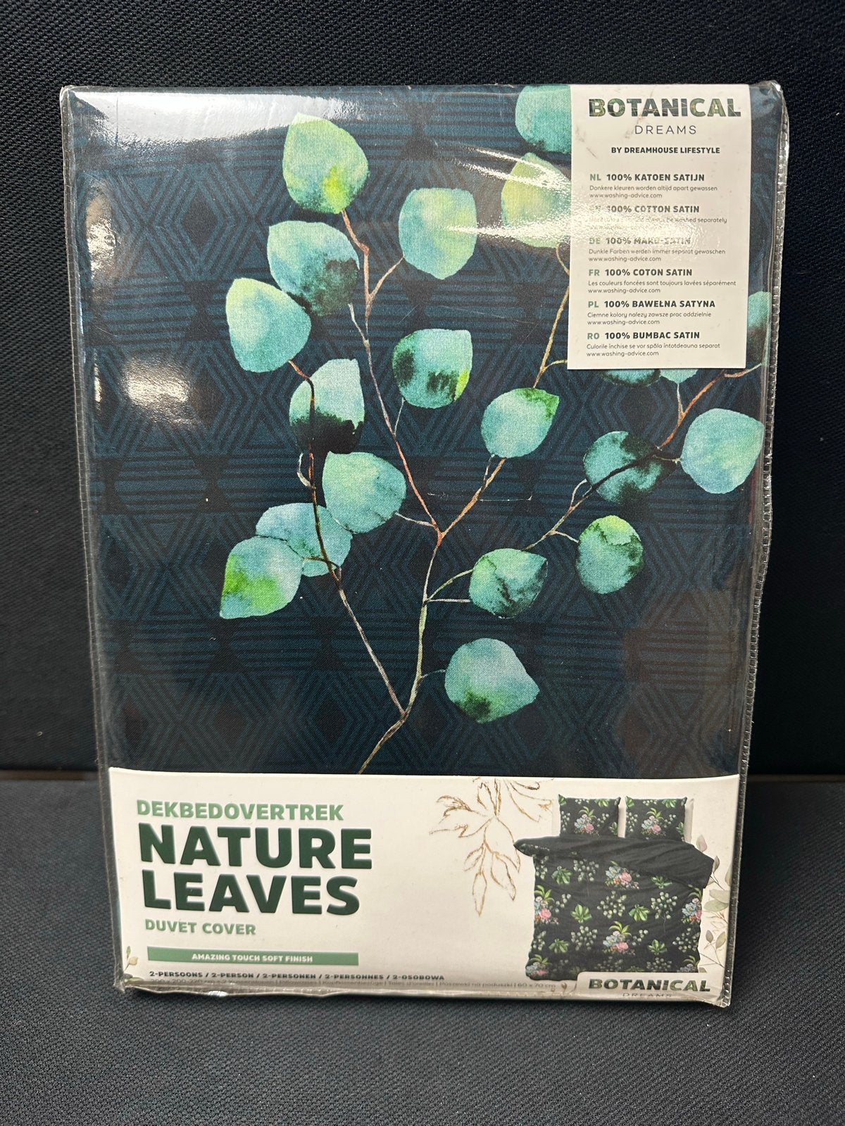 Dekbedovertrek Nature Leaves - Botanische Dromen, Overige merken, Nieuw, Ophalen of Verzenden, Vochtregulerend