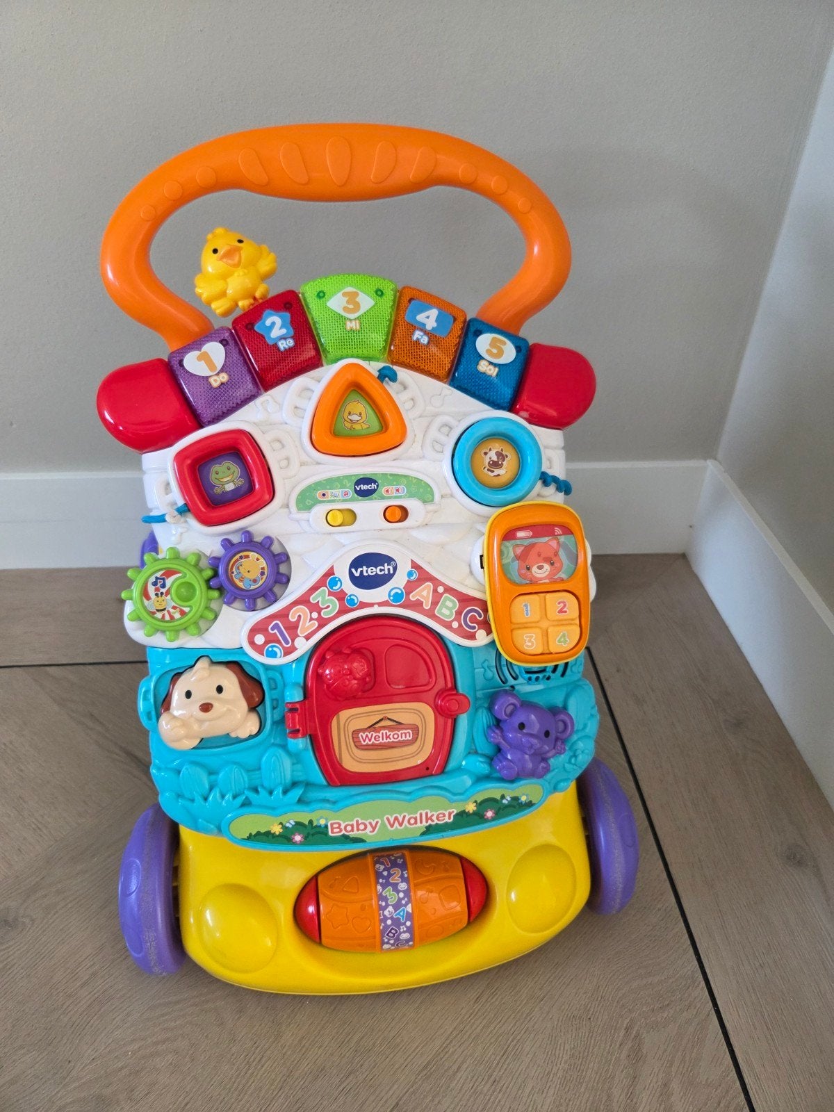 VTech Baby Walker - Interactieve Loopwagen met Geluid, Ophalen, Zo goed als nieuw, Overige typen, Met licht